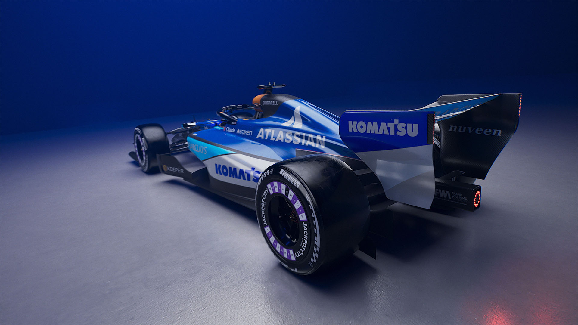 Williams livery reveal — video still