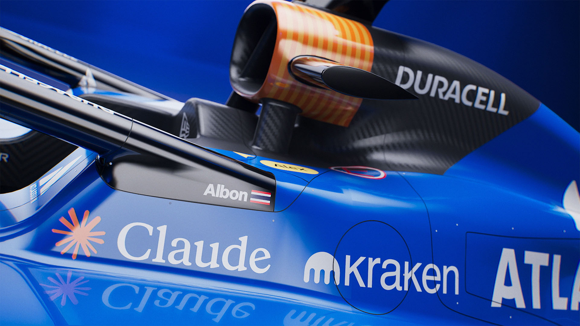 Williams livery reveal, still 4